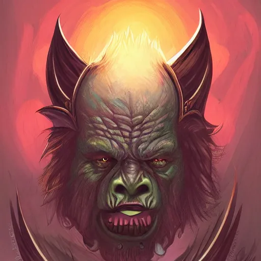 Prompt: orc, dark fantasy, illustration by Emily Carroll