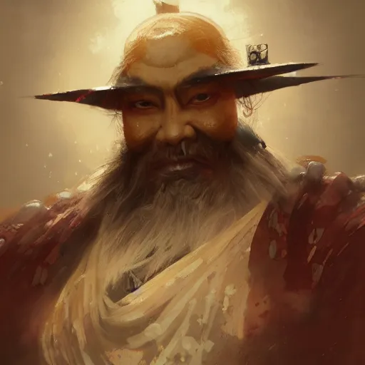 Image similar to saito musashibo benkei, high detail, dramatic light, digital art, painted by seb mckinnon, painted by greg rutkowski, trending on artstation