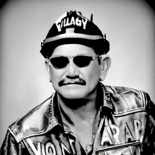 Prompt: the sailor jerry of village people