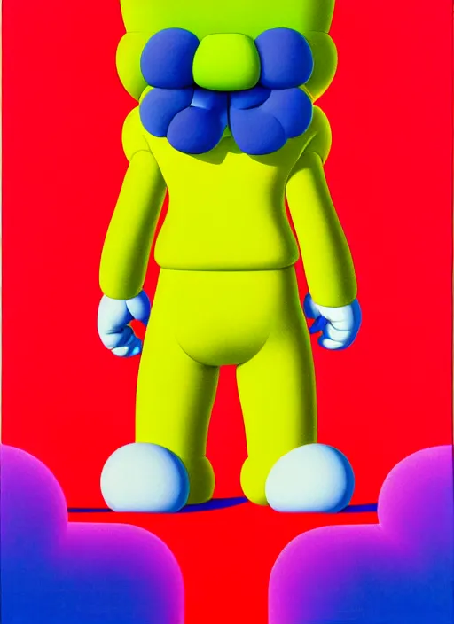 Image similar to 8 0 8 by shusei nagaoka, kaws, david rudnick, airbrush on canvas, pastell colours, cell shaded, 8 k