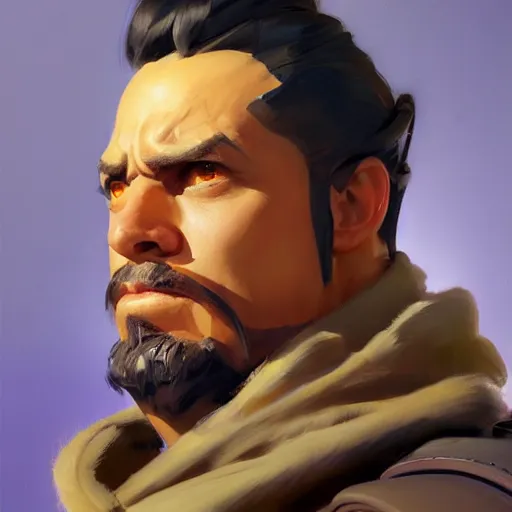 Prompt: Greg Manchess portrait painting of Richard Beebo Russell as Overwatch character, medium shot, asymmetrical, profile picture, Organic Painting, sunny day, Matte Painting, bold shapes, hard edges, street art, trending on artstation, by Huang Guangjian and Gil Elvgren and Sachin Teng