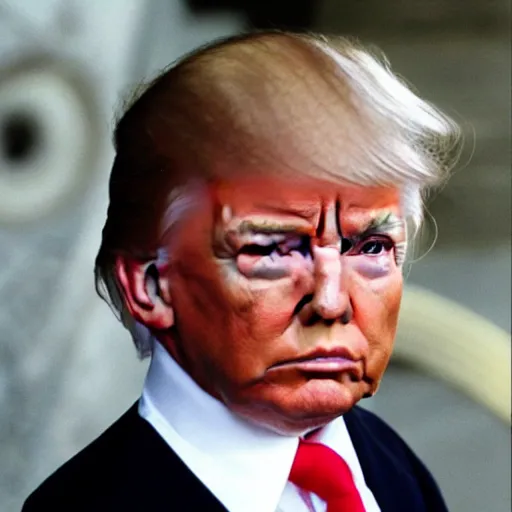 Image similar to donald trump as a 8 year old boy