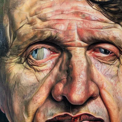 Prompt: high quality high detail painting by lucian freud, hd, chris goss