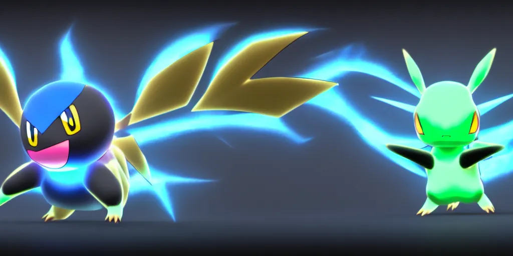 Image similar to asian pokemon, detailed ray tracing render, gtx 3 0 8 0