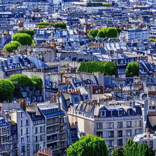 Prompt: Rue de Rennes, viewed from Montparnasse Tower, Realistic, HDR, HDD, 8K, Profile Picture