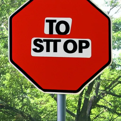 Image similar to a stop sign