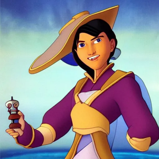 Image similar to Captain Amelia from Treasure Planet