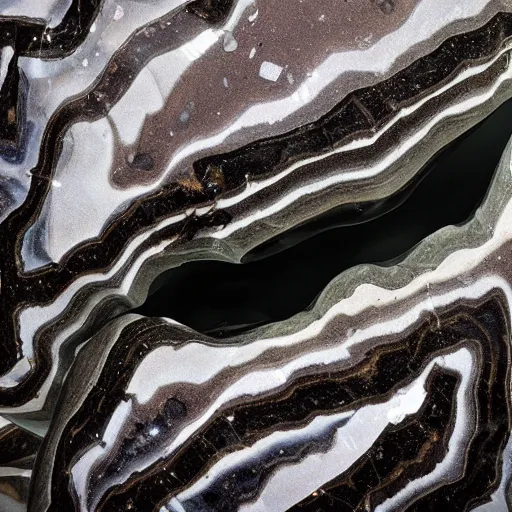 Image similar to humongous obsidian boulder, polished, highly detailed photo