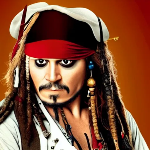 Image similar to mike myers as captain jack sparrow