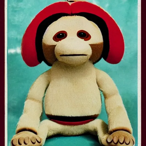 Image similar to soviet cartoon character cheburashka