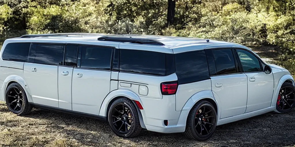 Prompt: “Dodge Hellcat Minivan”