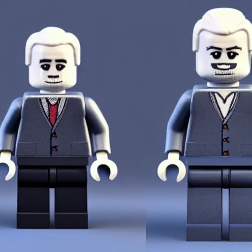 Image similar to bootleg joe biden lego figure, 3 d render, octane, ray tracing, ultra detailed, photorealistic, high resolution, 8 k