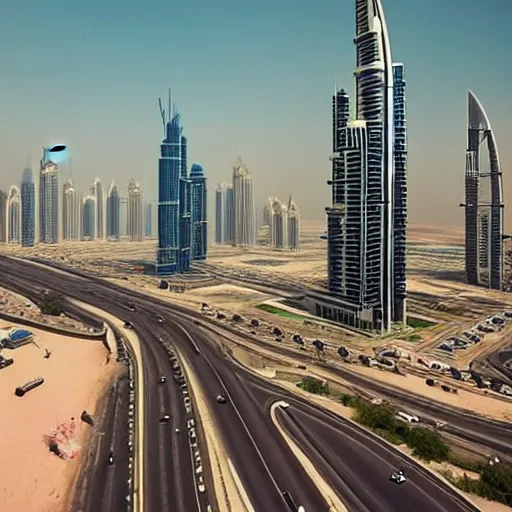 Image similar to gta : dubai, by wes anderson