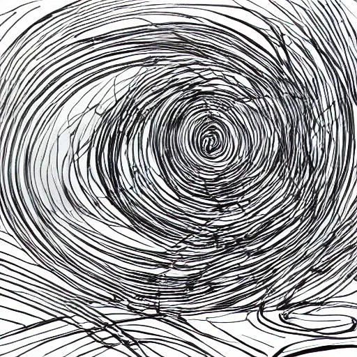 Prompt: continuous single line contour - drawing of neo matrix, pen on white paper