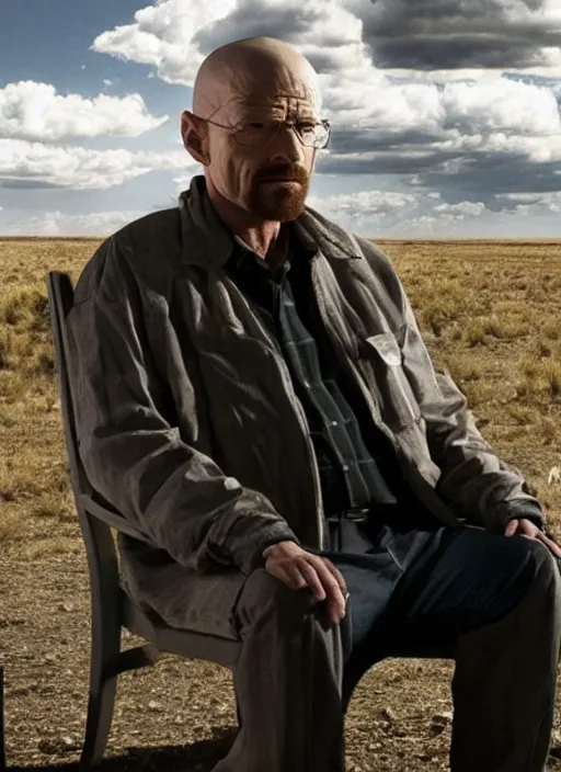 Image similar to tv still of jessica simpson as walter white in breaking bad, 4k.