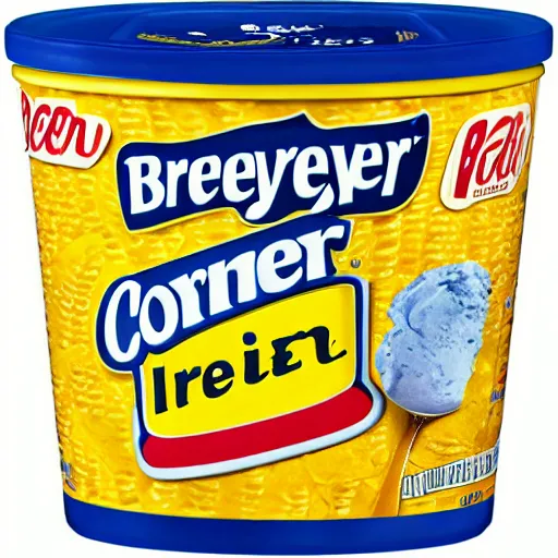 Prompt: Breyer's Corn flavored Ice Cream