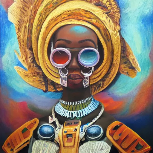 Image similar to If you really love me won't you tell me, then I won't have to be playing around, high quality oil painting afrofuturism, surrealism