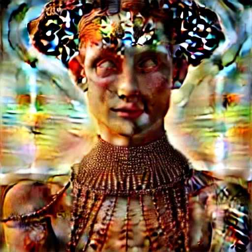 Prompt: photographic portrait of a stunningly beautiful renaissance female at burning man festival, contemporary fashion shoot, by edward robert hughes, annie leibovitz and steve mccurry, david lazar, jimmy nelsson, breathtaking, 8 k resolution, extremely detailed, beautiful, establishing shot, artistic, hyperrealistic, beautiful face, octane render