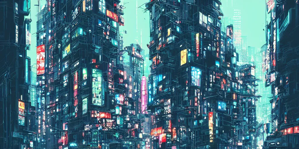 Prompt: cyberpunk tokyo by alena aenami and kirokaze