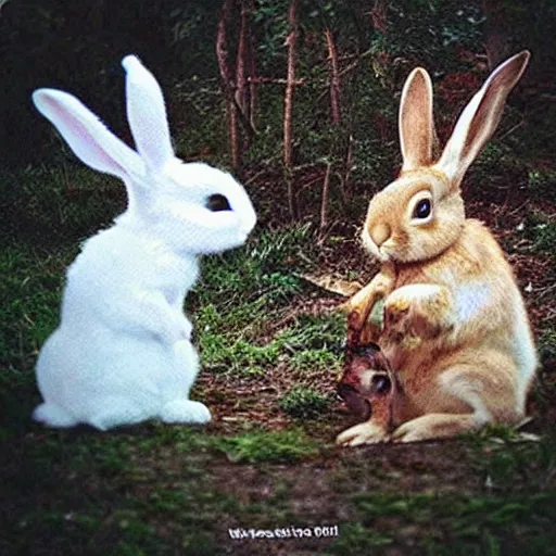 Prompt: “ watership down real life bunny wars ”