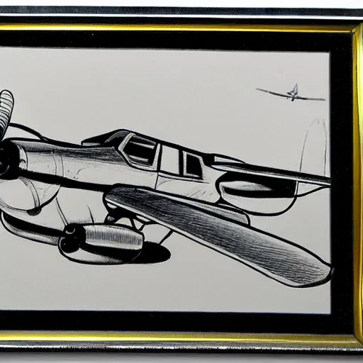 Image similar to drawing of an airplane by frank netter