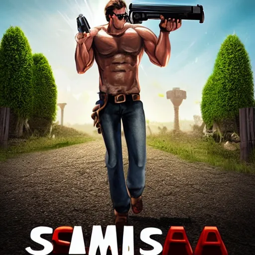 Image similar to Serious Sam