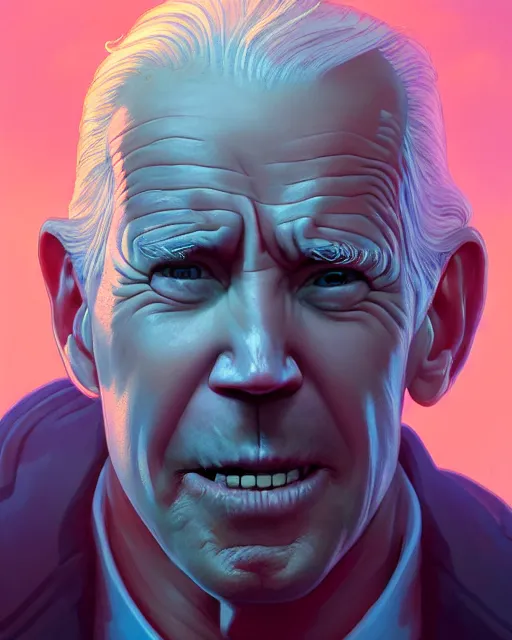 Prompt: highly detailed vfx portrait of a drooling joe biden, stephen bliss, unreal engine, greg rutkowski, loish, rhads, beeple, makoto shinkai and lois van baarle, ilya kuvshinov, rossdraws, tom bagshaw, alphonse mucha, global illumination, detailed and intricate environment