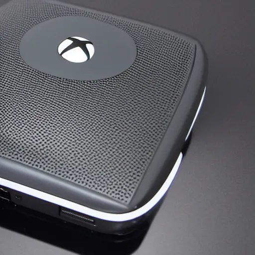Prompt: product shot of an Xbox 720