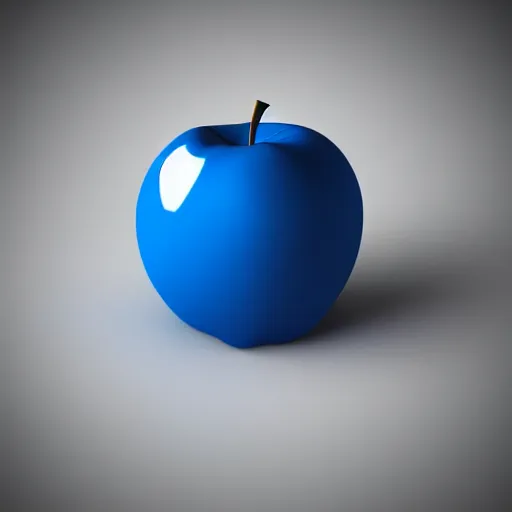 Prompt: a 3D apple made of polygons, floating in a dark blue void of particles, 4k detailed, 8k