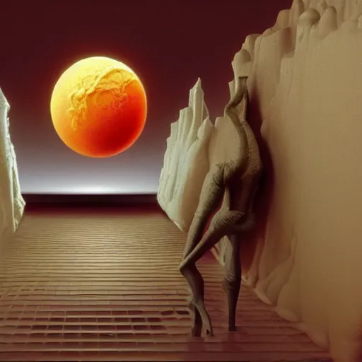 Prompt: surreal 3 d artwork by ridley scott