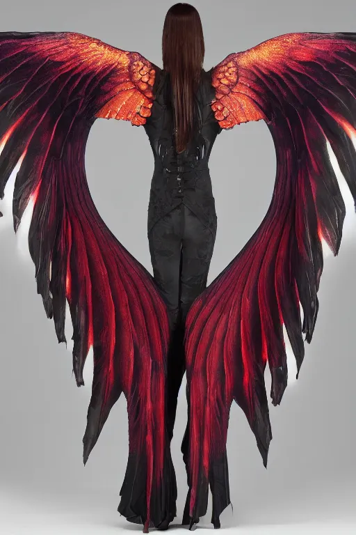 Prompt: Devil wings, high definition, high detail