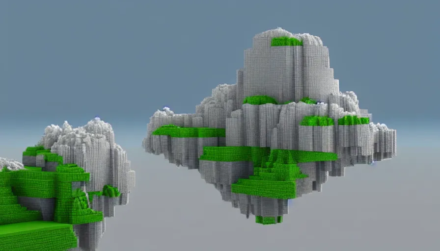 Image similar to Voxel! Rendering of Volumetric Cloud, High Quality, Hyperrealistic Rendering, Octane, Redshift, Smooth Gradients