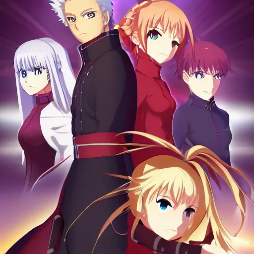 Image similar to fate / stay night, ufotable art style, 8 k