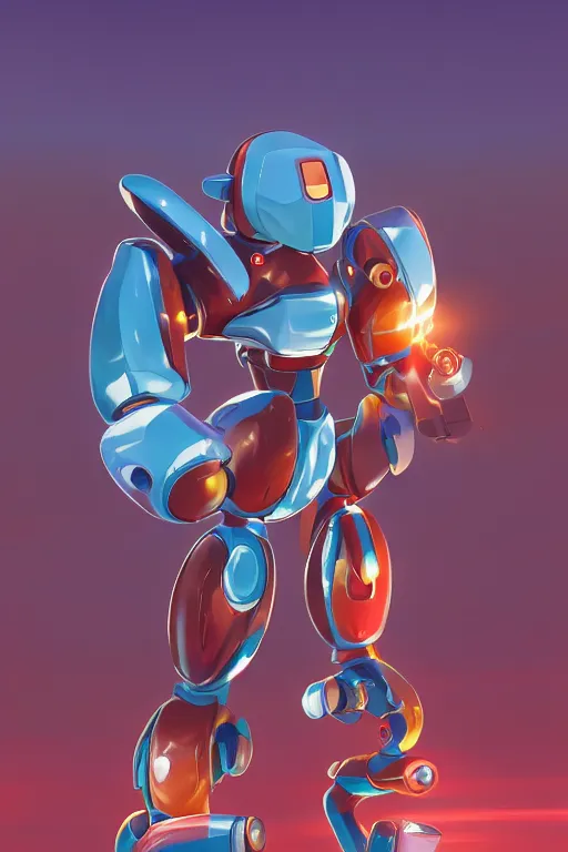 Image similar to metabots medabots medarotto medarot robot minimalist comics, behance hd by jesper ejsing, by rhads, makoto shinkai and lois van baarle, ilya kuvshinov, rossdraws global illumination ray tracing hdr radiating a glowing aura