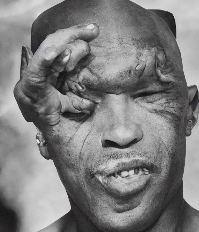 Image similar to photo portrait of Mike Tyson