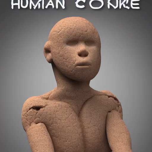 Prompt: human made of cookie, extremely detailed, 8k, trending on Artstation