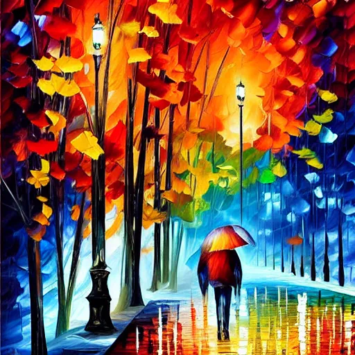 Image similar to art as an algorithm by Leonid Afremov