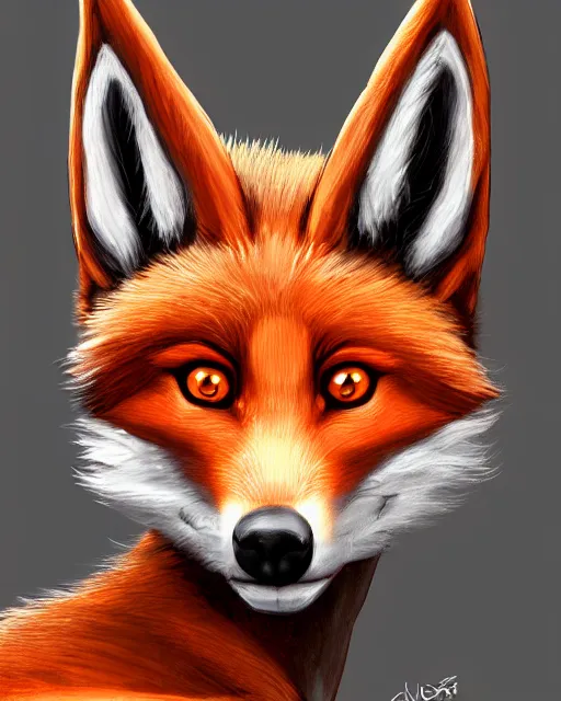 Image similar to award - winning extremely detailed fantasy art of a cute female innocent eyes anthro vulpes vulpes fulva, furaffinity 4 k