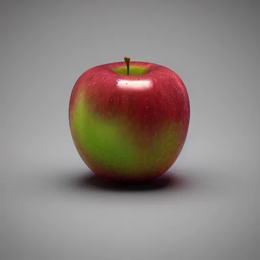 Prompt: An apple made of ruby crystal, stunning 8k octane render, gigapixel, cinema4D.