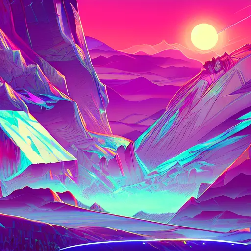 Image similar to gemstone, retrowave epic art, trending on art station