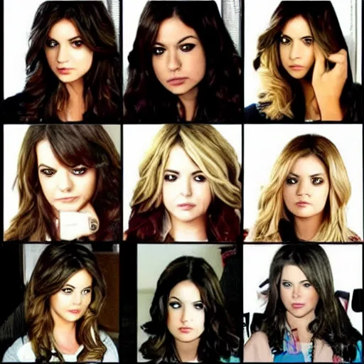 Image similar to pretty liars girl