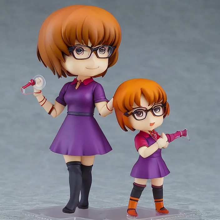 Image similar to Velma, An anime Nendoroid of Velma, figurine, detailed product photo