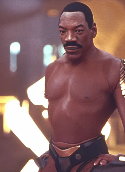 Prompt: Eddie Murphy in Star wars movie