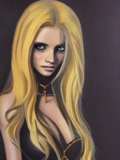 Prompt: portrait of abbey lee from legend of the cryptids