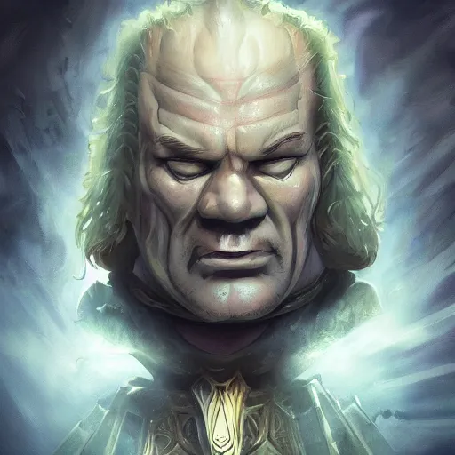 Prompt: vigo the carpathian, wlop on artstation