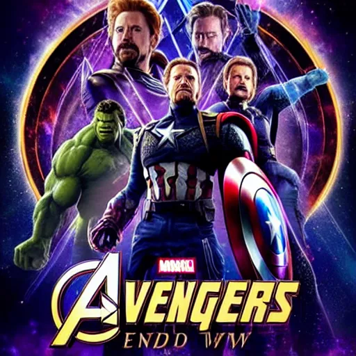 Image similar to avengers end game but thanos win,