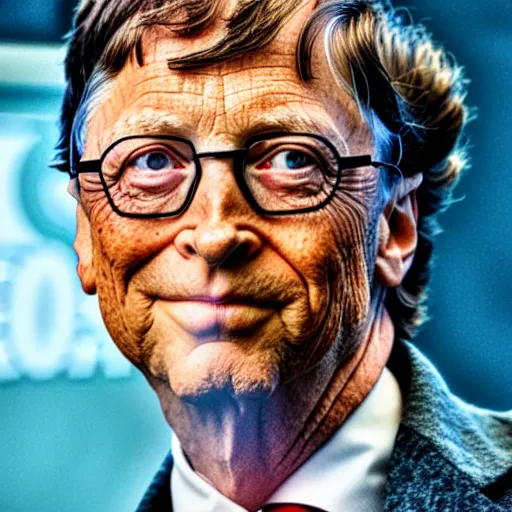 Image similar to Bill Gates as Harry Potter, 4k, movie photo capture, 4k, trending,