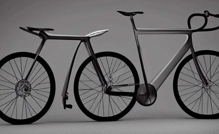 Image similar to Concept bicycle designed by Tesla, professional photo
