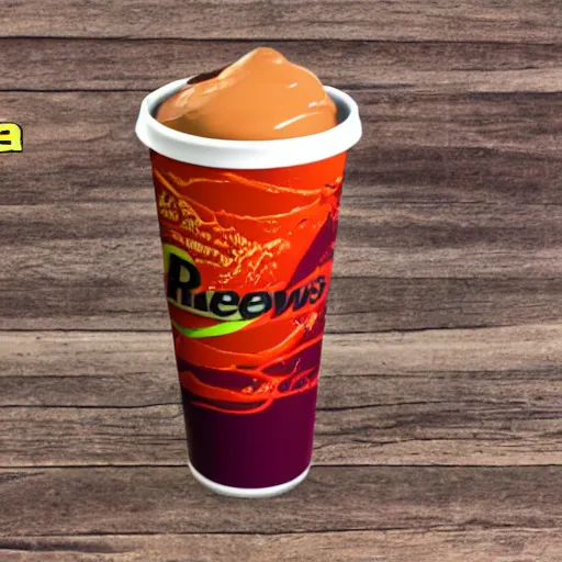 Image similar to Reeses cup dipped in Mtn Dew