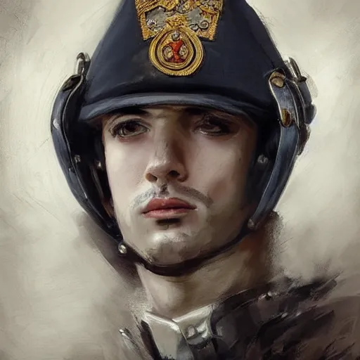 Image similar to portrait of a spanish navy officer blas de lezo, face portrait, renaissance era clothing, epic, tragic, military art, fantasy, dieselpunk, hd shot, digital portrait, beautiful, artstation, comic style, by artgerm, guy denning, jakub rozalski, magali villeneuve and charlie bowater